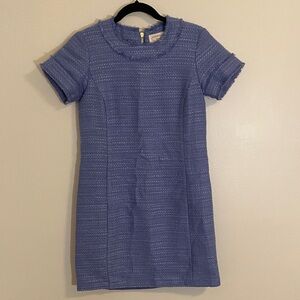 Sail to Sable Shift Dress Hydrangea Blue Textured Size 2